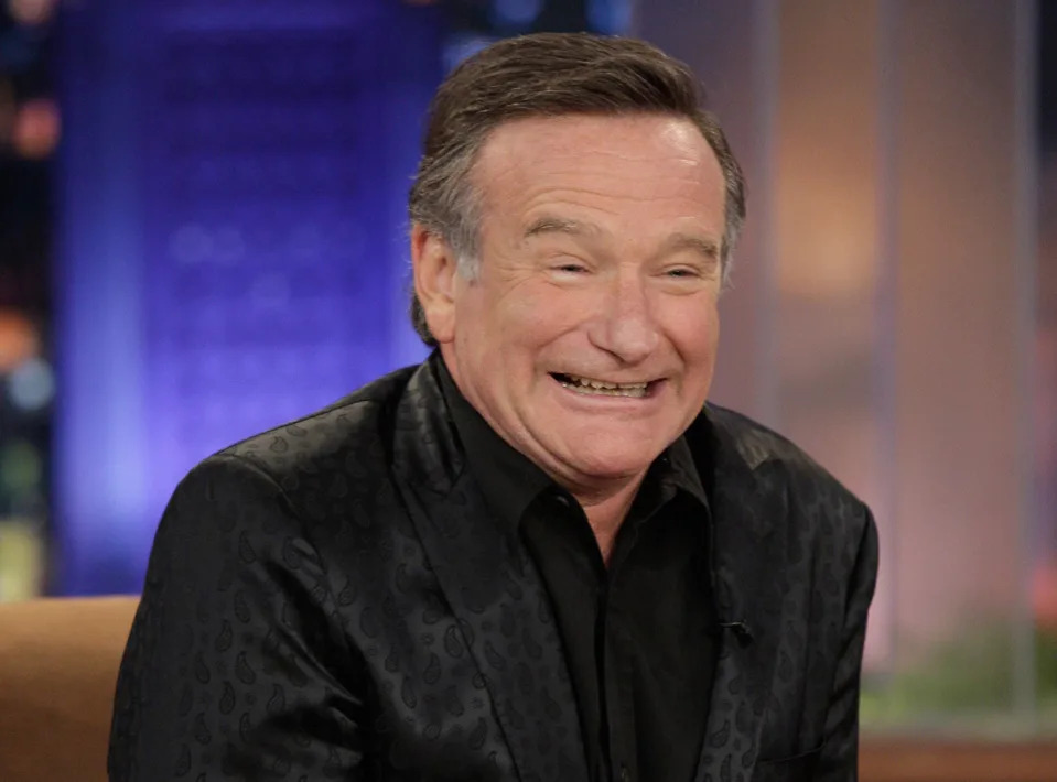 Robin Williams durante una entrevista con Conan O'Brien en 'The Tonight Show with Conan O'Brien' el 13 de agosto de 2009 -- Photo by: Paul Drinkwater/NBCU Photo Bank