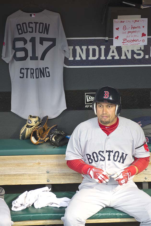 BOSTON — A year after the Boston Marathon bombings, the Red Sox