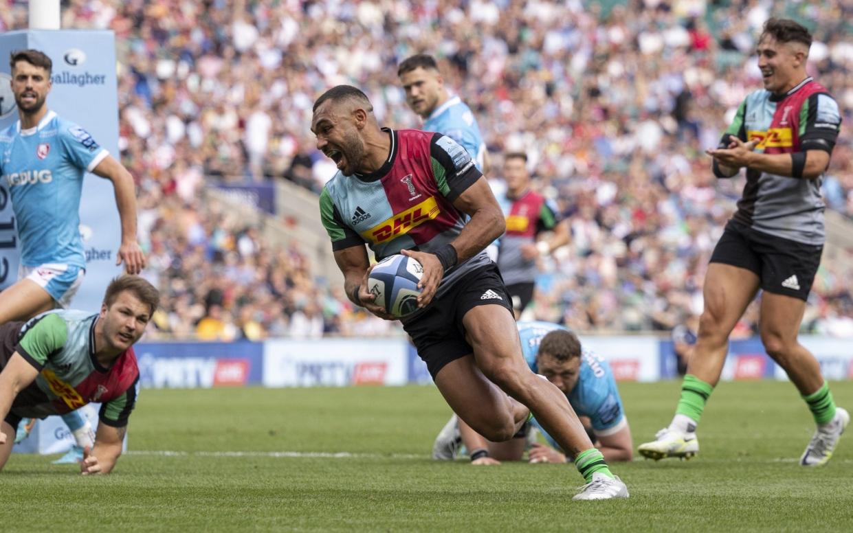 Joe Marchant stars as Harlequins complete stunning comeback to keep title dream alive - CAMERASPORT VIA GETTY IMAGES