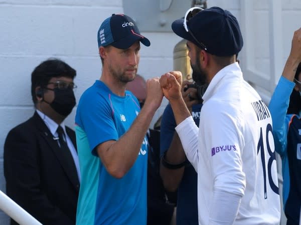 Joe Root and Virat Kohli (Photo/ BCCI Twitter)