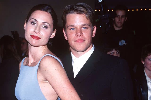 <p>Steve Granitz Archive 1/WireImage</p> Minnie Driver and Matt Damon