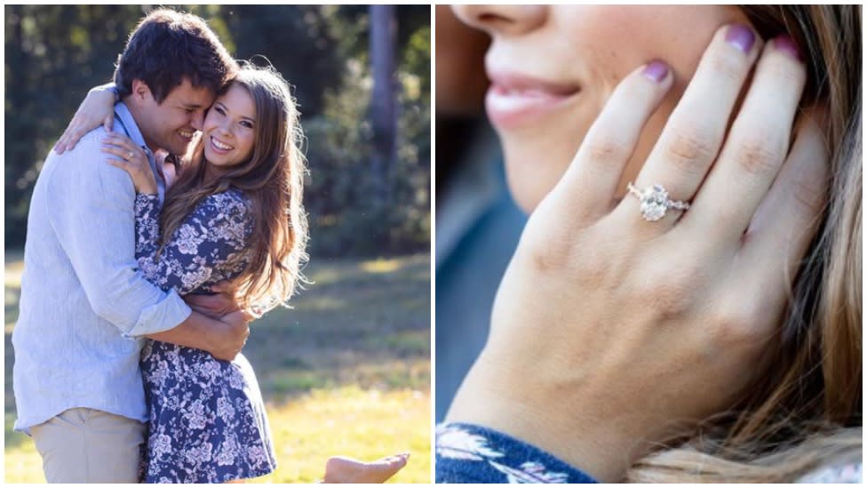Details about Bindi Irwin's stunning engagement ring have emerged. Photo: Instagram/bindisueirwin 