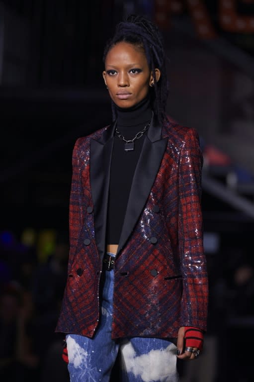 US designer Tommy Hilfiger made a notable nod to Scottish heritage with a series of tartan patterns