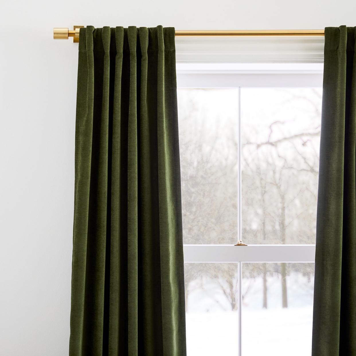 <p><a href="https://go.redirectingat.com?id=74968X1596630&url=https%3A%2F%2Fwww.westelm.com%2Fproducts%2Fworn-velvet-curtain-olive-t5821&sref=https%3A%2F%2F" rel="nofollow noopener" target="_blank" data-ylk="slk:Shop Now;elm:context_link;itc:0;sec:content-canvas" class="link rapid-noclick-resp">Shop Now</a></p><p>Worn Velvet Curtain</p><p>westelm.com</p><p>$129.00</p>