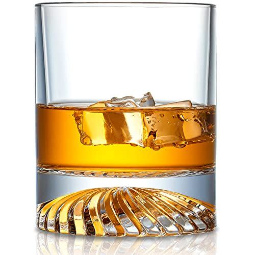 5) OPAYLY Crystal Whiskey Glasses