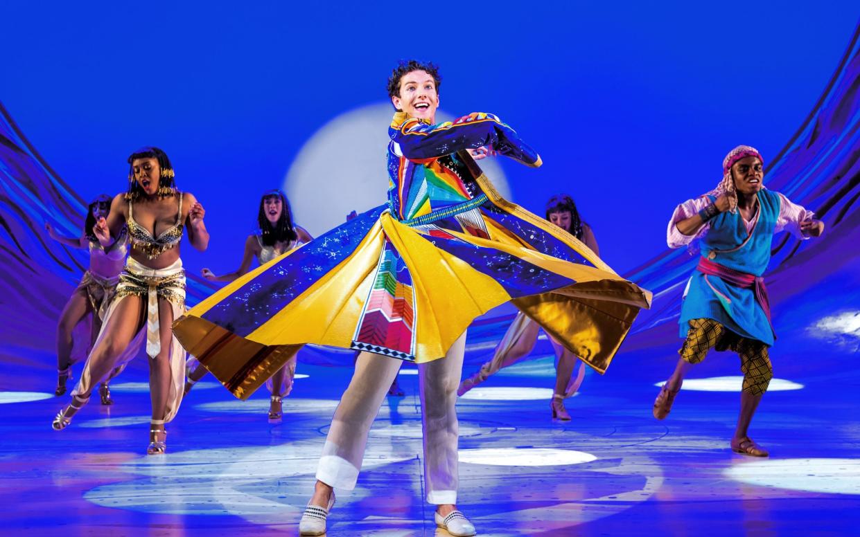 Jac Yarrow and co in Joseph and The Amazing Technicolor Dreamcoat at the London Palladium - Tristram Kenton