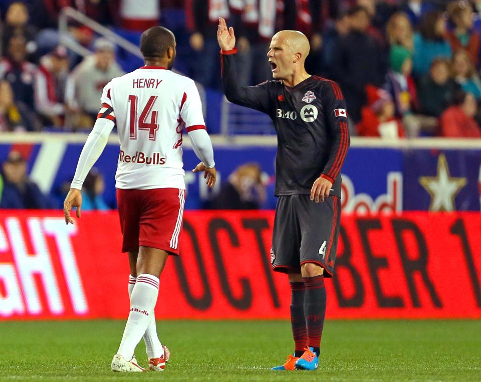 Toronto FC's odds of making the playoffs are down to 4.9%. (Adam Hunger/USA TODAY Sports)