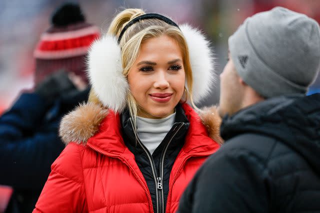 <p>Dustin Bradford/Icon Sportswire via Getty</p> Gracie Hunt at Chiefs game, October 2023