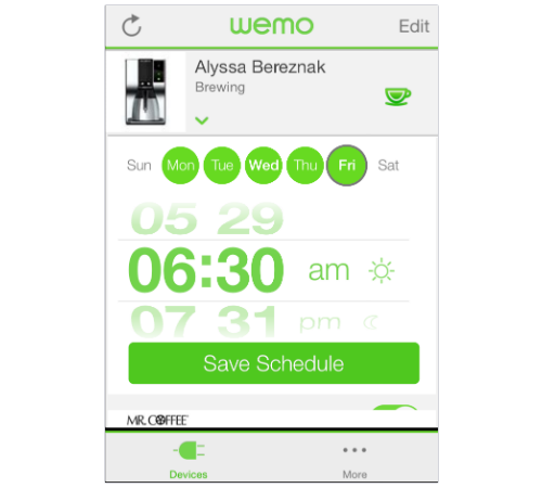 Mr. Coffee Smart Coffeemaker Enabled by WeMo Overview 