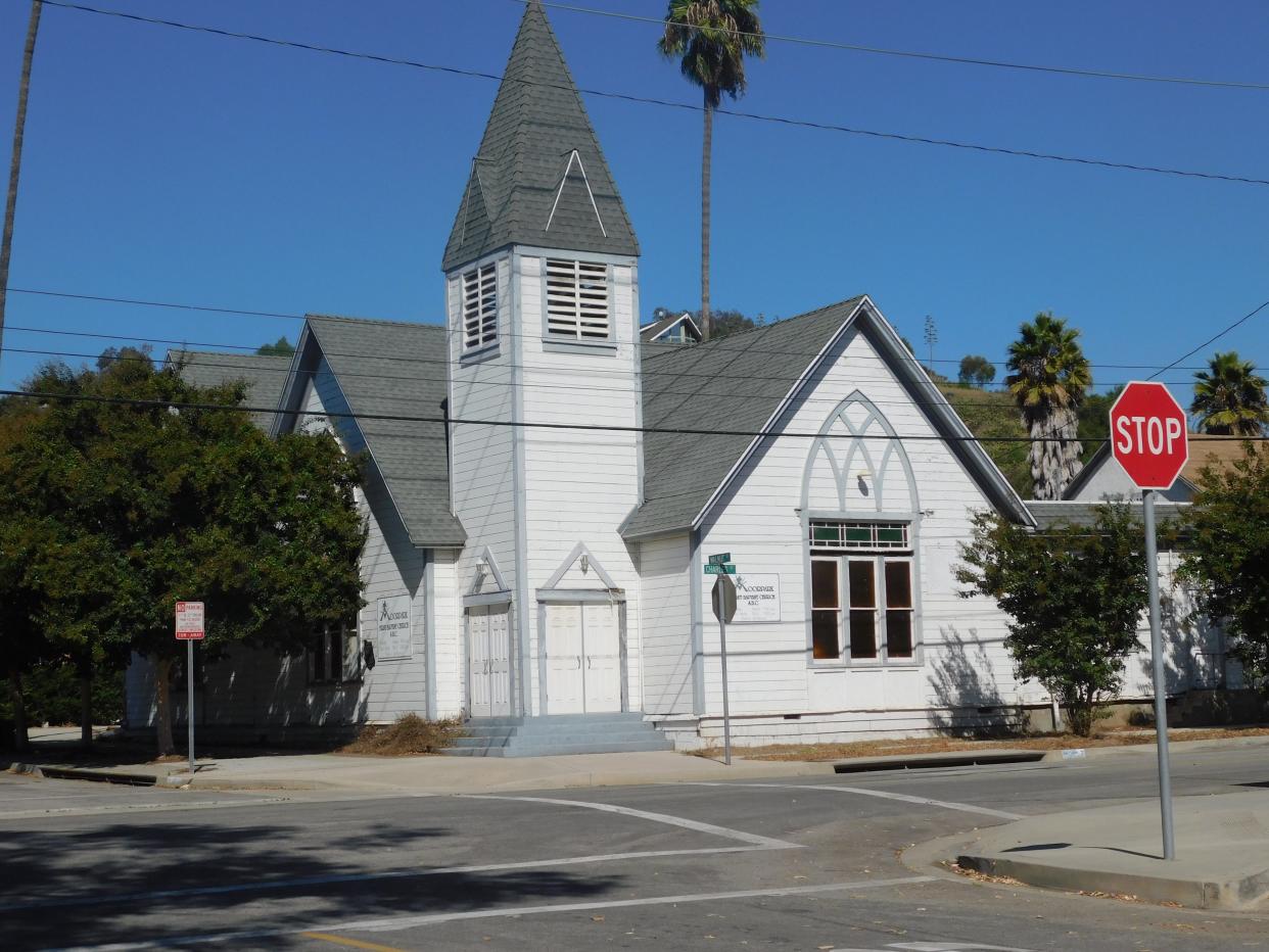 The Moorpark First Baptist Church, located at Walnut and Charles streets, served as a location in the 1980 horror comedy "Motel Hell."
