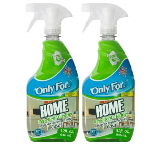 Limpiador de pisos y hogar con repelente para insectos Only For 1.8L - 2 Pack Ideal/Amazon.com.mx