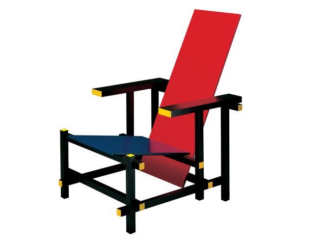 48) Red-Blue Chair