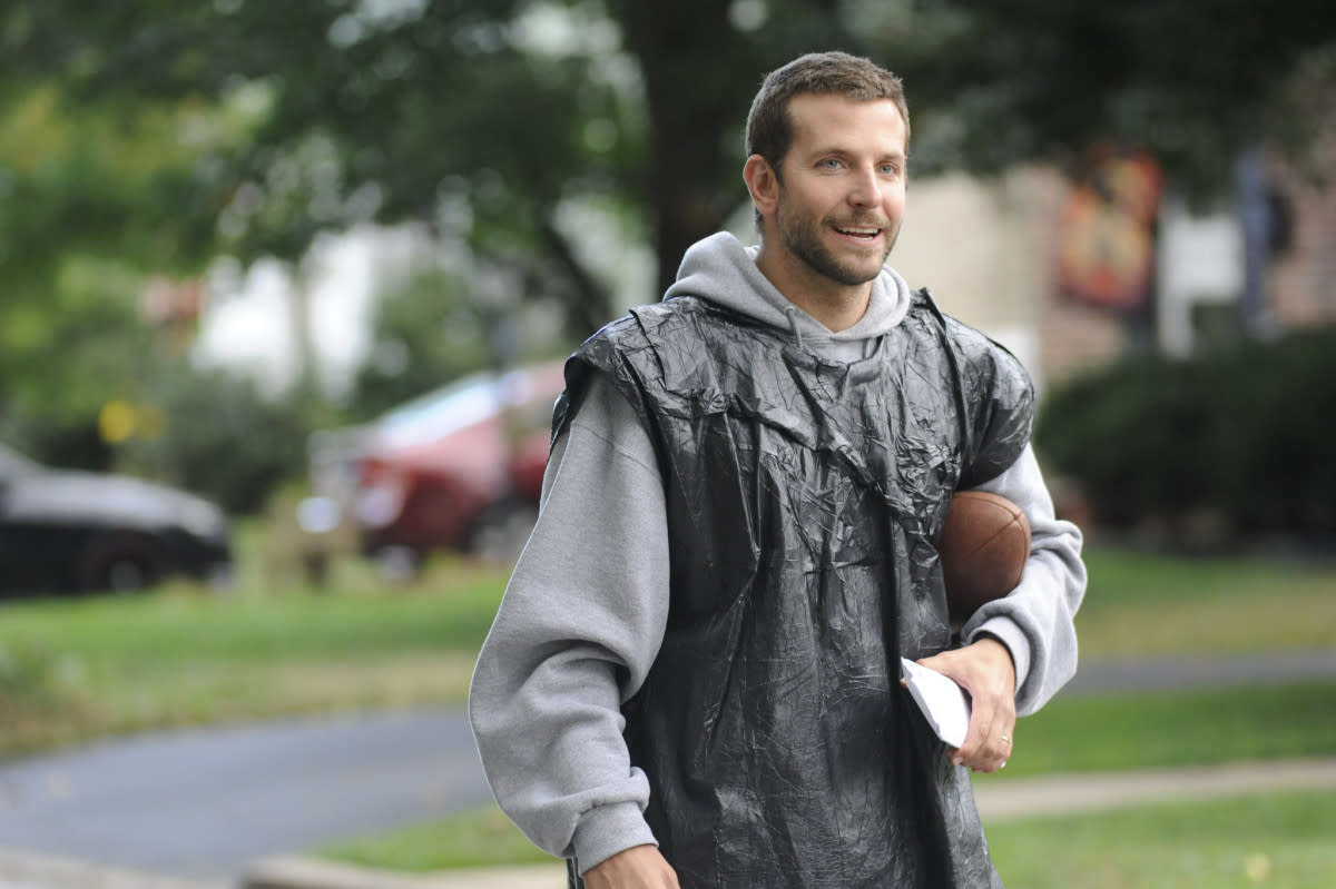 Bradley Cooper as Pat Solitano in "Silver Linings Playbook"<p>JoJo Whilden/The Weinstein Company</p>