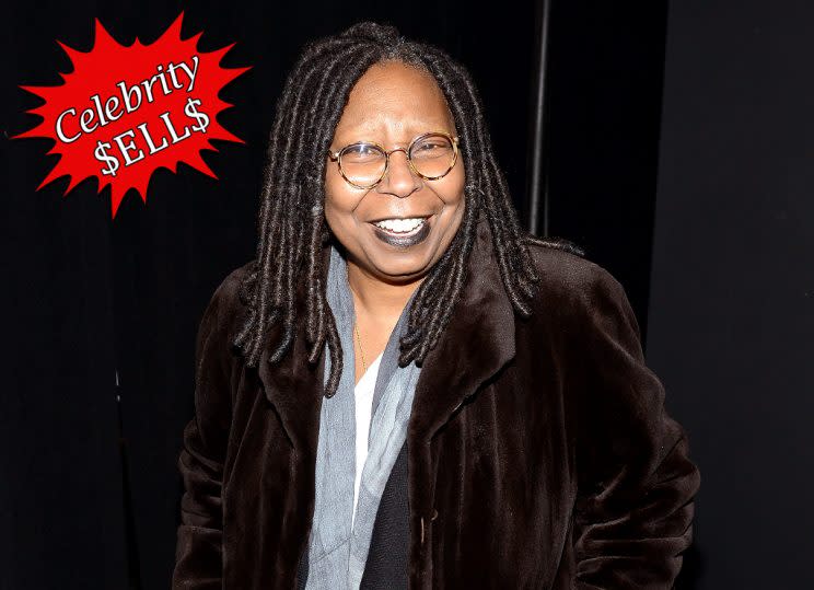 Whoopi Goldberg is in the ugly Christmas sweater biz. (Photo: Noam Galai/Getty Images for Mercedes-Benz Fashion Week)