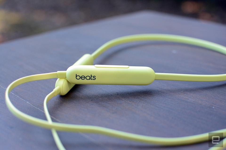 Beats’ most affordable wireless earbuds give you basic on-board controls with AirPod-level quick pairing. The Flex has longer battery life than the BeatsX as well, but the overall sound quality is not great. These will certainly get the job done, but if audio is your primary concern, you’ll likely want to look elsewhere.