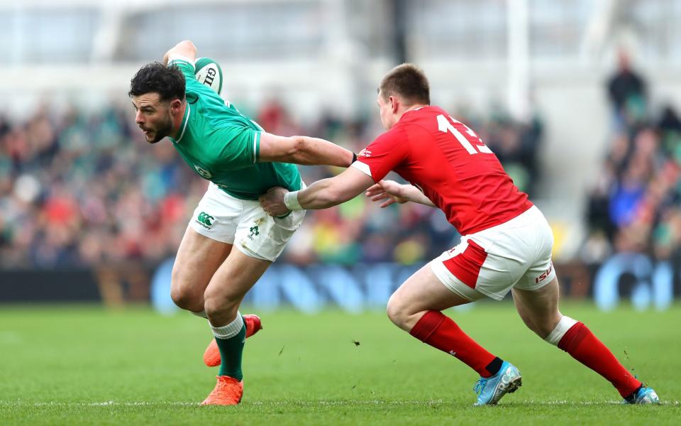 Robbie Henshaw in action for Ireland - GETTY IMAGES