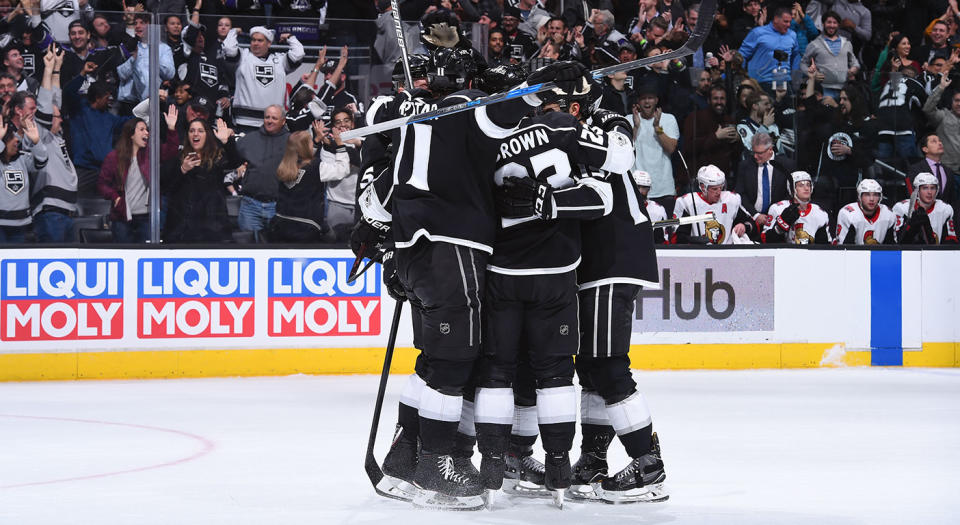 The Los Angeles Kings look unstoppable right now, but will it last? (Juan Ocampo/NHLI via Getty Images)