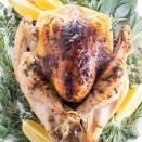 <p>Butter and garlic lathered on roasted turkey? Yum. And it’s keto friendly for Thanksgiving, so you can’t get any better. This recipe from <a href="https://www.wholesomeyum.com/easy-garlic-butter-herb-roasted-turkey-recipe/" rel="nofollow noopener" target="_blank" data-ylk="slk:Wholesome Yum;elm:context_link;itc:0;sec:content-canvas" class="link ">Wholesome Yum</a> has all the flavors you’re looking for with some fat from the butter without all the carbs that could come from other types of sauces or gravy.</p>