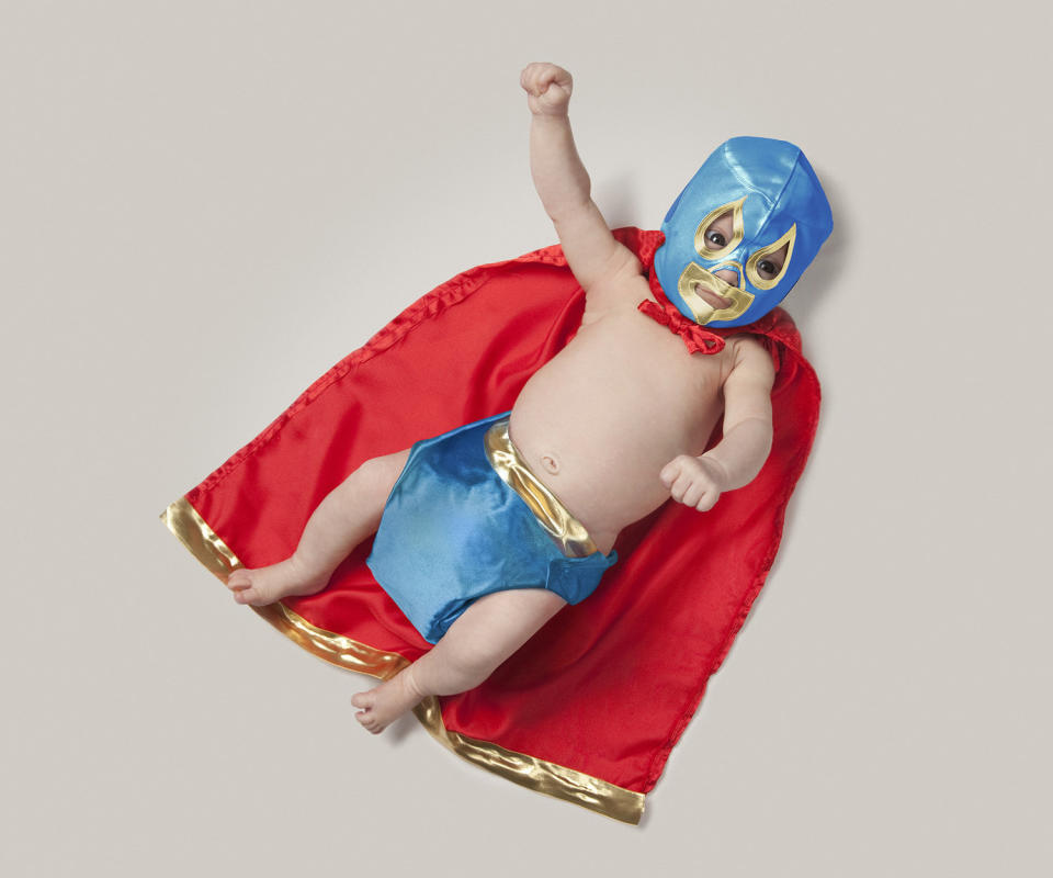 Babies Dressed Up As Adult Careers (http://www.malo-photos.com/)  <em>Correction: A previous version of this slide misidentified the wrestler as a "catcher."</em>