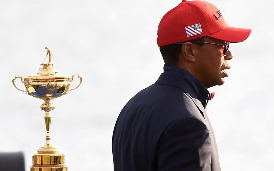 Tiger Woods and Ryder Cup trophy/Tiger Woods given Ryder Cup captaincy deadline ahead of quest to win 'one more green jacket'