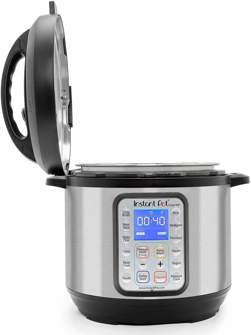  Instant Pot Smart WiFi 8-in-1 Electric Pressure Cooker. (Photo: Amazon)