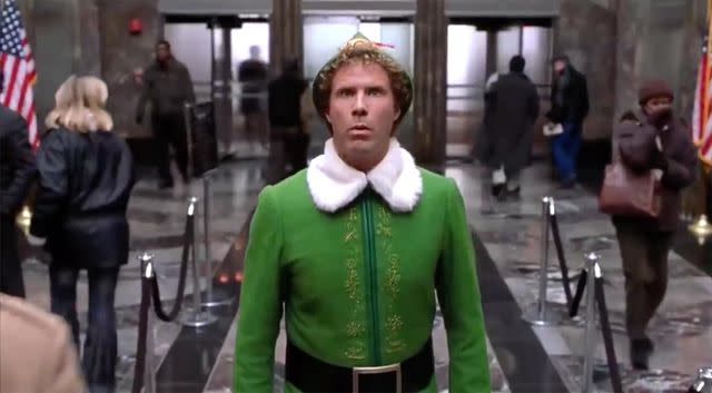 New Line Will Ferrell inside the Empire State Building in 'Elf'