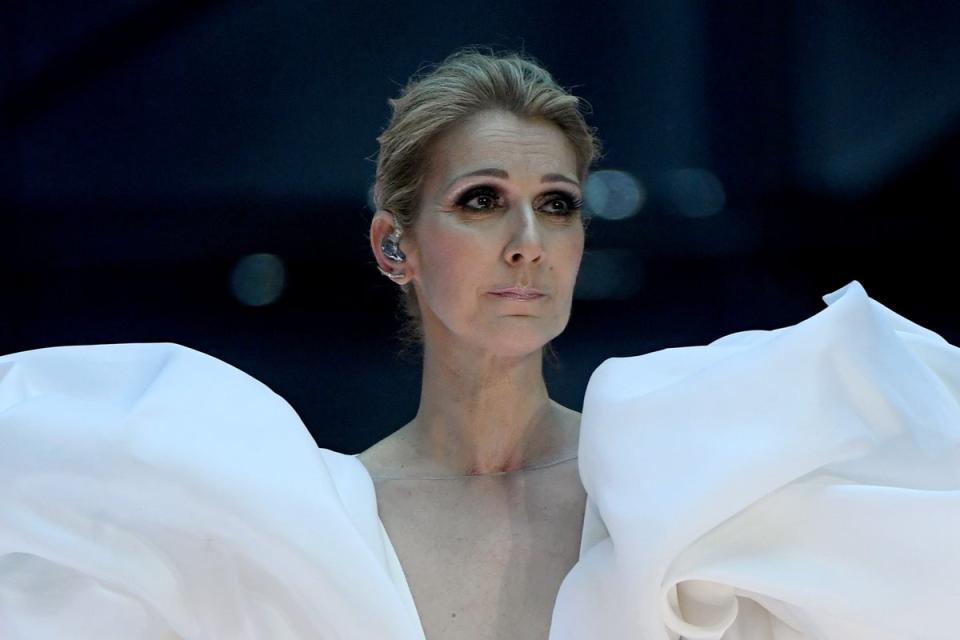 Celine Dion performing during the Billboard Music Awards in Las Vegas in 2017 (Ethan Miller/Getty Images)