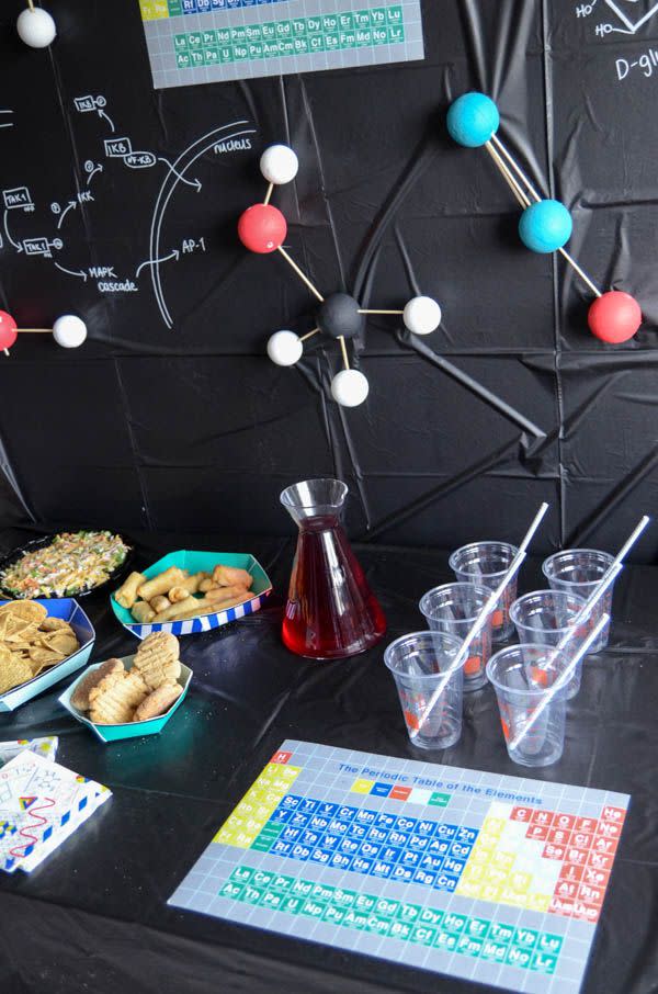 graduation party idea science theme