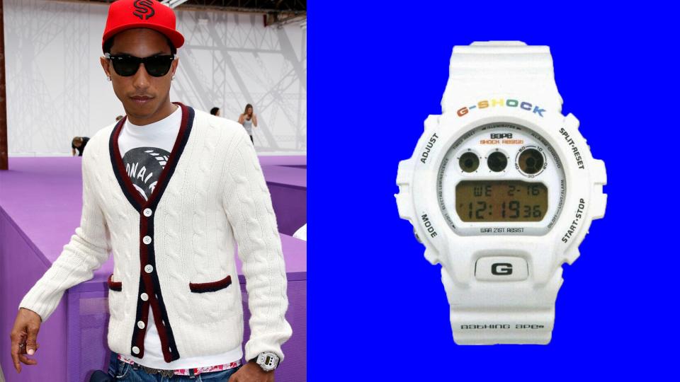 Pharrell Williams; BAPE G Shock DW 6900