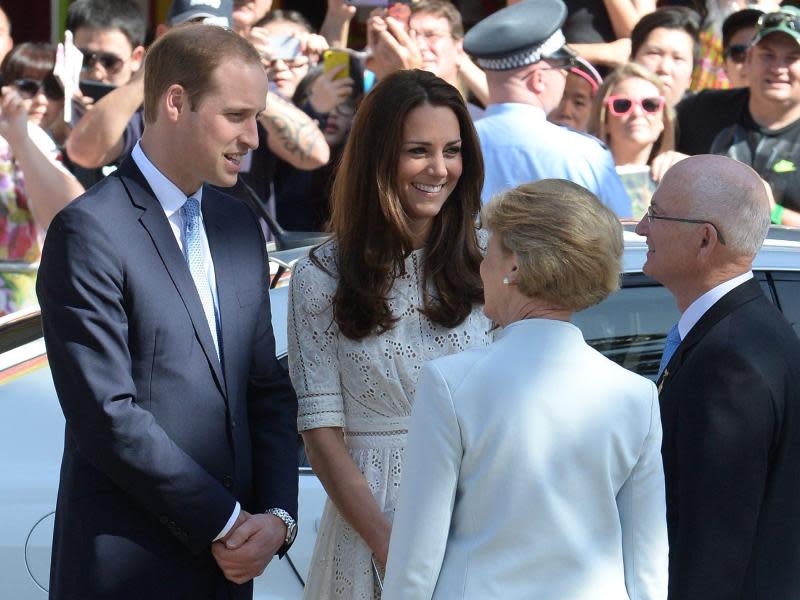 William und Kate besuchen eine Agrarshow in Sydney. Foto: Dan Himbrechts