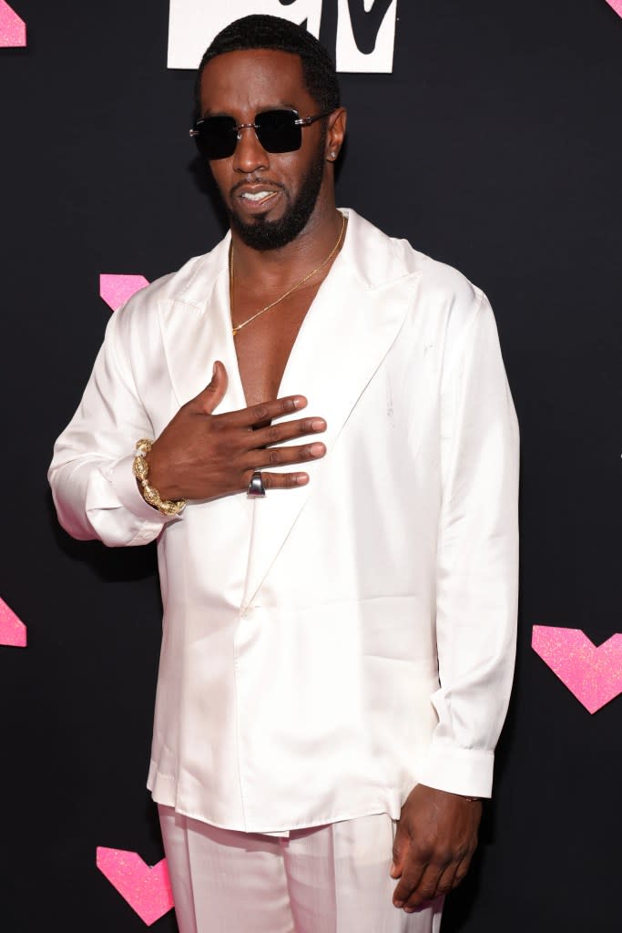 Diddy, 2023 mtv vmas red carpet