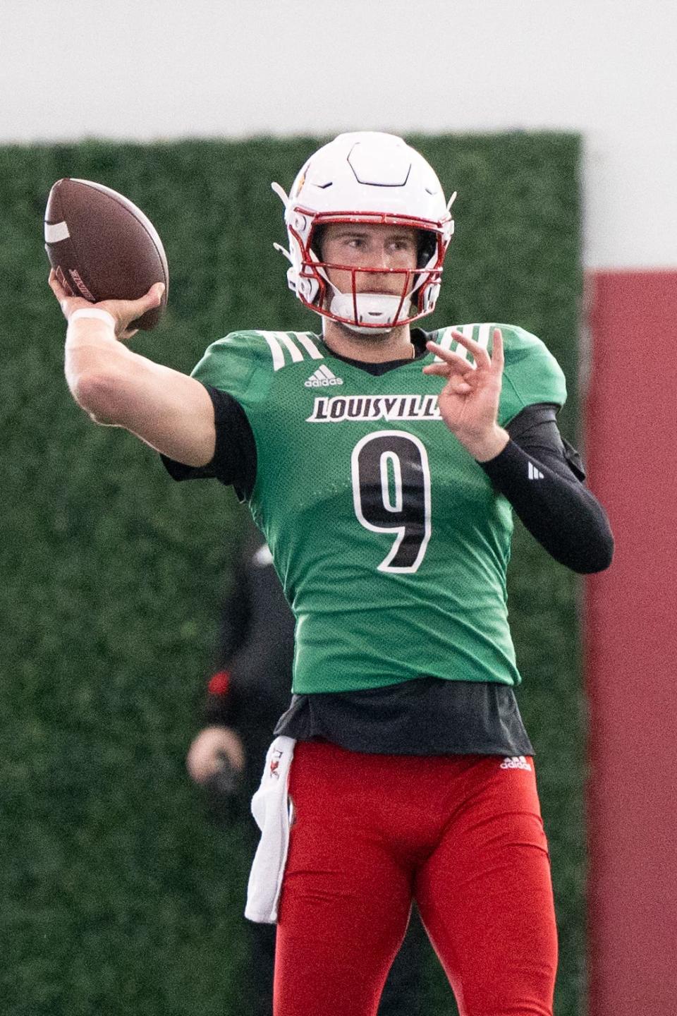 Louisville quarterback Tyler Shough has made adjustments based on the Cardinals' style of play.
