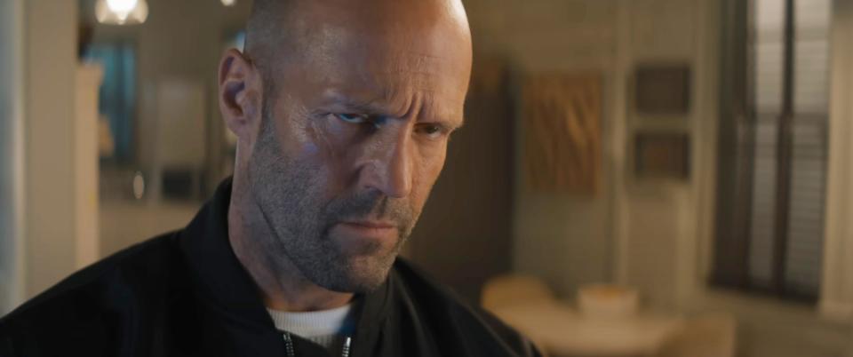 Jason Statham, pictured here, can’t believe it’s the lowest opening for an ‘Expendables’ movie