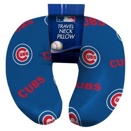 MLB Chicago Cubs Neck Pillow, $22.49, <a href="http://www.target.com/p/mlb-chicago-cubs-neck-pillow-multicolor/-/A-16345785" target="_blank">Target</a>