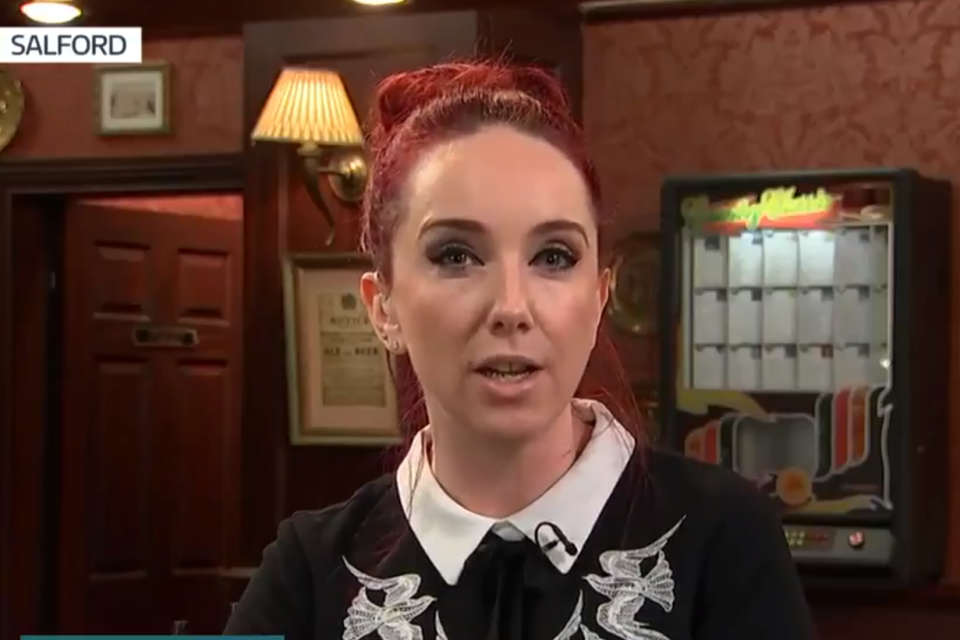Normal: Kate Oates shut down the suggestion that gay kisses could be considered 'shocking TV' (ITV)