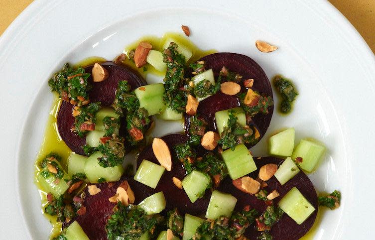 Beets and Cucumbers with Salsa Verde on Food52