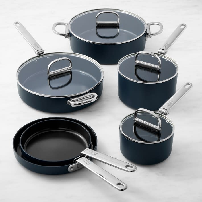 <p><a href="https://go.redirectingat.com?id=74968X1596630&url=https%3A%2F%2Fwww.williams-sonoma.com%2Fproducts%2Fjosephjoseph-ceramic-ns-space-saving-10-piece-set&sref=https%3A%2F%2Fwww.elledecor.com%2Fshopping%2Fg43601010%2F30-luxury-fathers-day-gifts-for-the-stylish-dad%2F" rel="nofollow noopener" target="_blank" data-ylk="slk:Shop Now;elm:context_link;itc:0;sec:content-canvas" class="link rapid-noclick-resp">Shop Now</a></p><p>Ceramic Nonstick 10-Piece Cookware Set</p><p>williams-sonoma.com</p><p>$600.00</p><span class="copyright">Williams Sonoma</span>