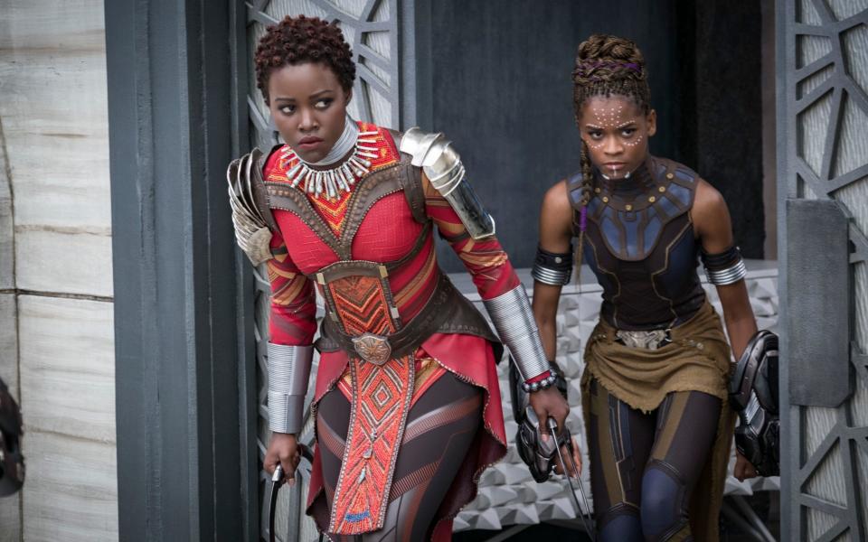 A force: Wright as Shuri with Lupita Nyong'o