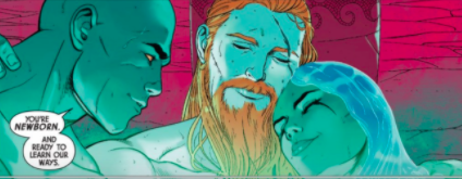 <p>Marvel character Star-Lord has a polyamorous relationship in new ‘Guardians of the Galaxy’ comic</p>Marvel Comics