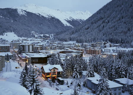 A general view of Davos ahead of the Annual Meeting 2016 of the World Economic Forum (WEF) in Davos, Switzerland January 18, 2016. REUTERS/Ruben Sprich