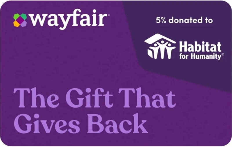 Wayfair gift card