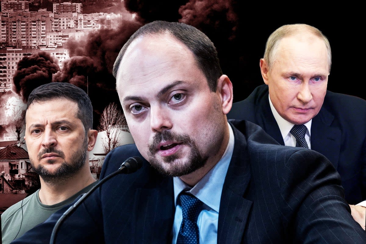 Vladimir Kara-Murza has spoken out against Vladimir Putin’s war in Ukraine  (AFP/Getty)