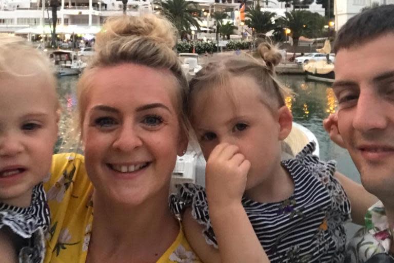 A three-year-old girl from Chester was selected for involuntary offloading from an easyJet flight after the airline overbooked it.Chloe Meacock had been with her family on a Thomas Cook package holiday to Mallorca. Chloe and her 18-month-old sister Charlotte had been on holiday with their parents, Claire Quick and Chris Meacock. The trip included flights on easyJet.Thomas Cook advised them to check in ahead of reaching the Palma airport before the flight home to Liverpool, but the family were unable to do so.Ms Quick said: “When we got to the airport they told us that because we hadn’t checked in online they had re-sold Chloe’s seat and that she might not fly.“Then the check-in manager rejigged things so that it was my husband who was overbooked.”Once everyone else had been boarded there was a seat empty and Mr Meacock was finally allowed on the plane.But before the flight could depart, another check-in problem had to be solved.While Ms Quick and her baby were allocated seats at the rear of the plane, three-year-old Chloe was assigned a seat on her own at the front. As Civil Aviation Authority rules require, easyJet cabin crew had to move other passengers so the family could sit together.The holiday paperwork seen by The Independent makes it clear that three-year-old Chloe is a child.As a scheduled airline, easyJet is free to sell more tickets than there are seats available on the plane. Many airlines practise overbooking, but European air passengers’ rights rules require them to seek volunteers before selecting people to offload against their will.The Independent has asked easyJet for a response.When tour operators such as Thomas Cook sell packages with “third-party” airlines doing the flying, there is usually an understanding that their customers will not be involuntarily denied boarding due to overbooking.A spokesperson for Thomas Cook said: “We are very sorry that Mrs Quick and her family experienced this issue on their return flight and have asked easyJet to look into what happened.”