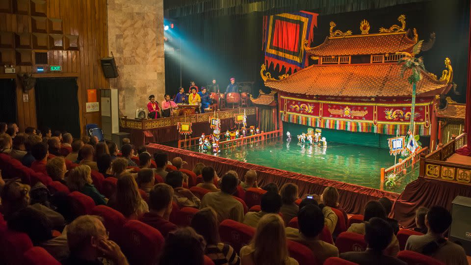 Water puppet shows are popular with locals and tourists alike. - Reed Kaestner/The Image Bank Unreleased/Getty Images