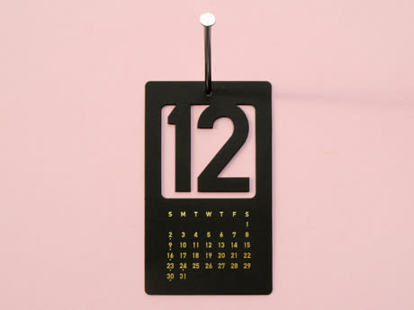 Cut-out Calendar