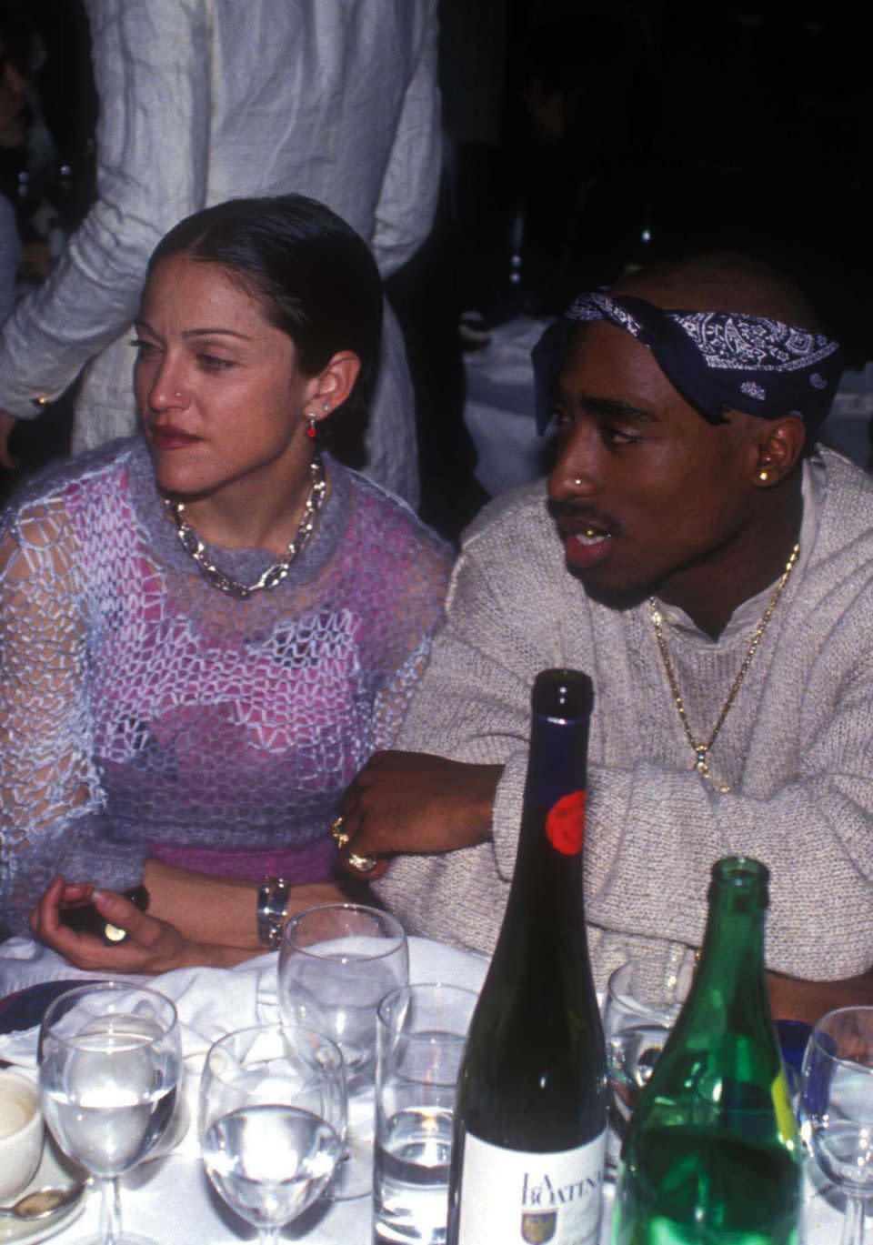 Madonna and Tupac dated for around three years before his death in 1996, which was unknown to the public until recently. Source: Getty