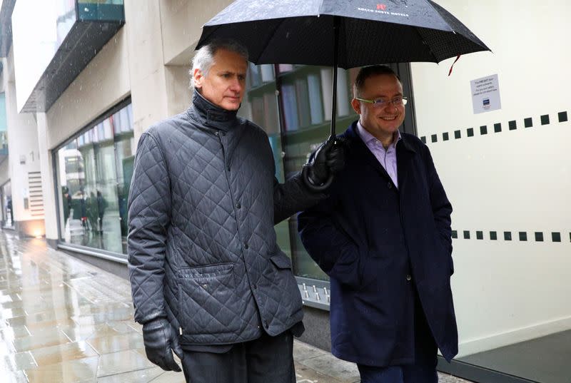 Former Barclays banker Tom Kalaris leaves the Old Bailey Central Criminal Court in London