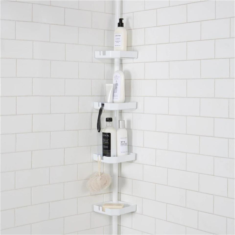 Bath Bliss Four-Tier Corner Shower Organizer