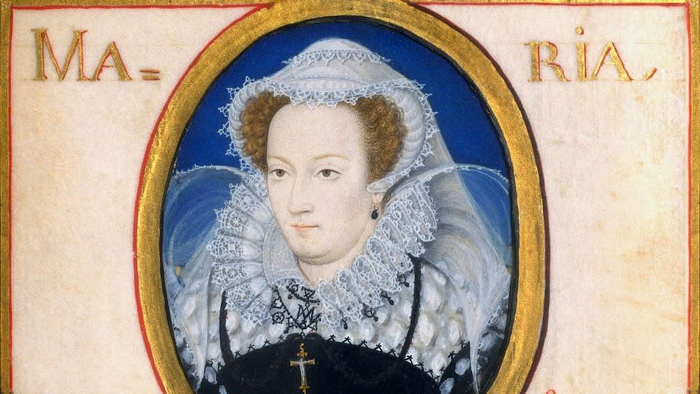  An illustration of Mary, Queen of Scots. 