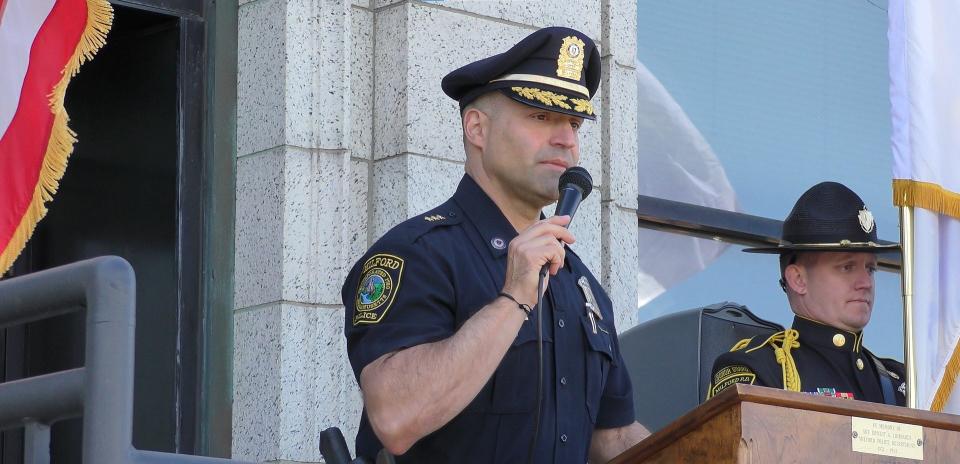 Milford Deputy Police Chief Robert Tusino will take over as chief after interim Chief James Falvey steps down at month's end. The Milford Select Board chose Tusino from among three finalists for the job on Thursday night.